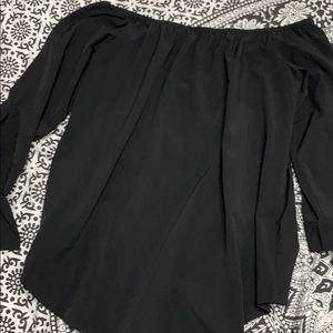 Black Off-Shoulder Top